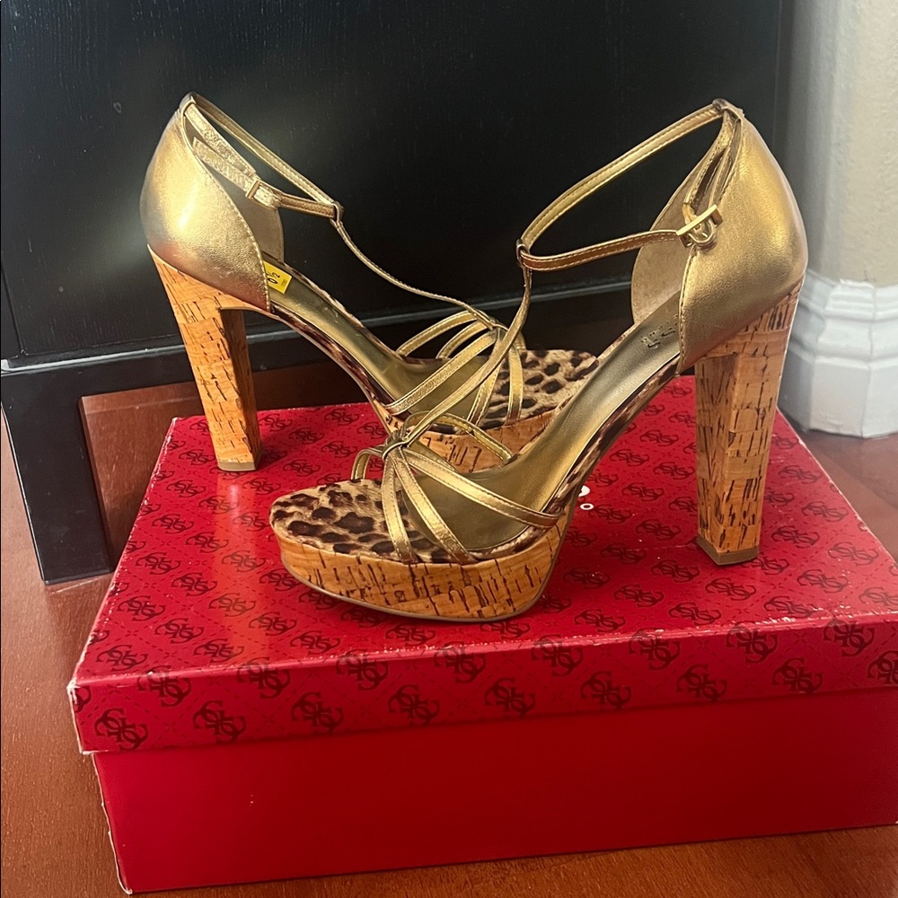 Guess Gold  Heels